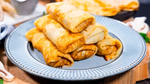 Секрет золотистых блинов с необычной начинкой