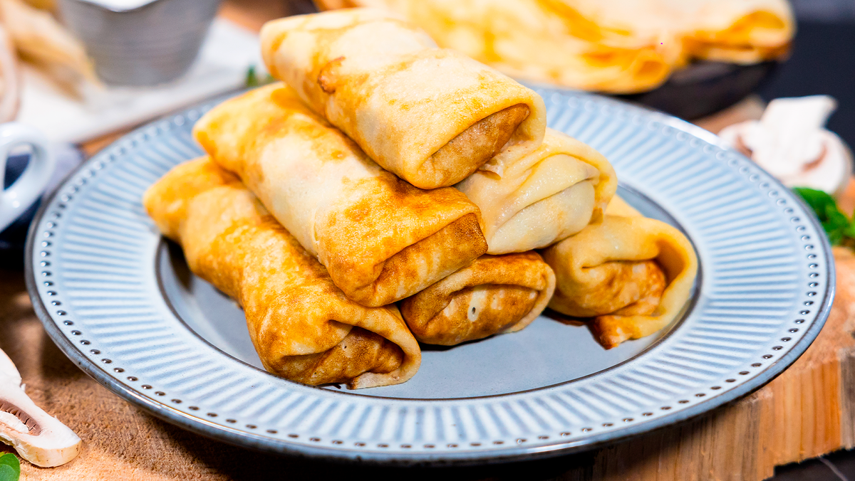 Секрет золотистых блинов с необычной начинкой