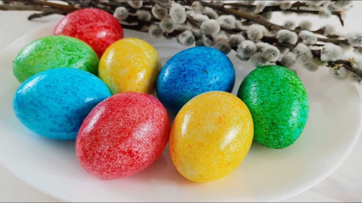 Уникальные пасхальные яйца с рисом: простой способ декорирования