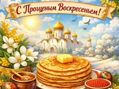 Тепло и прощение: Открытки к Прощеному воскресенью и завершению Масленицы