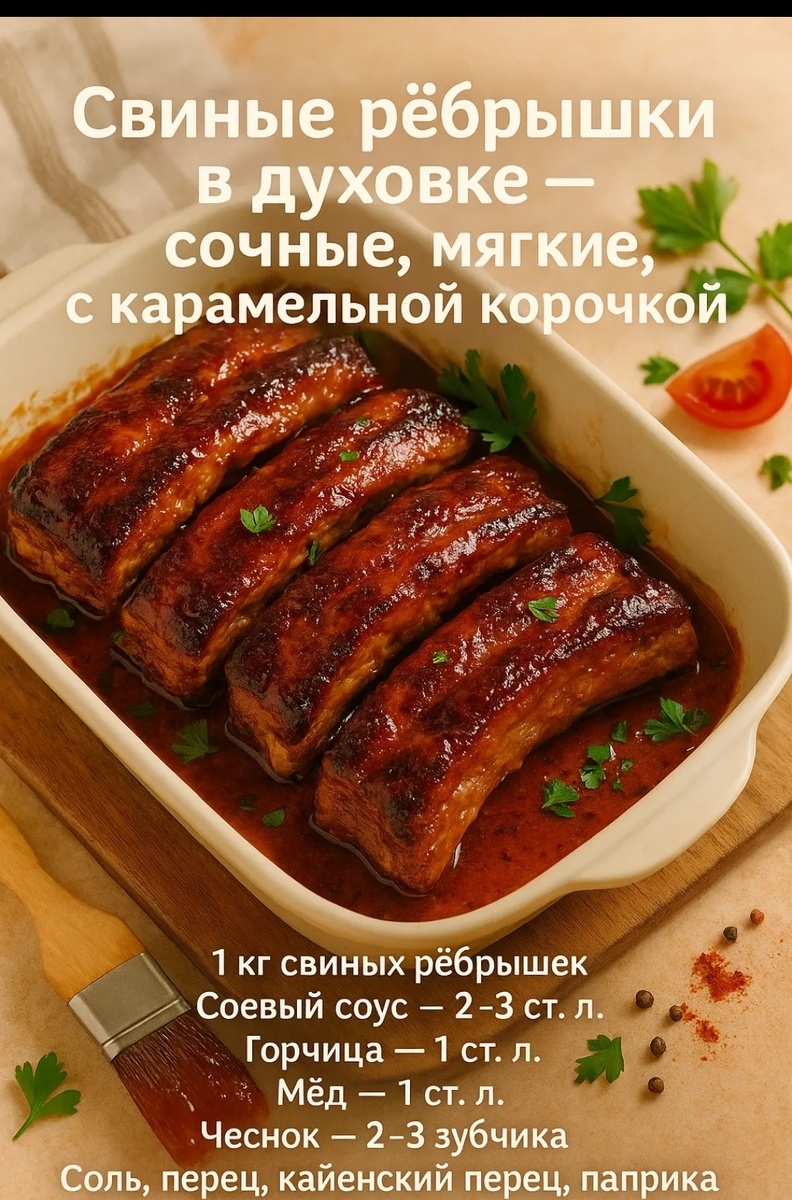 Секреты приготовления рёбрышек