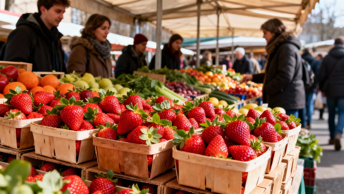 Ягоды из Египта: новогодний сюрприз для петербуржцев