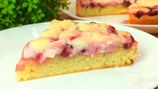 Вишневый пирог на любой вкус: легкий и нежный рецепт