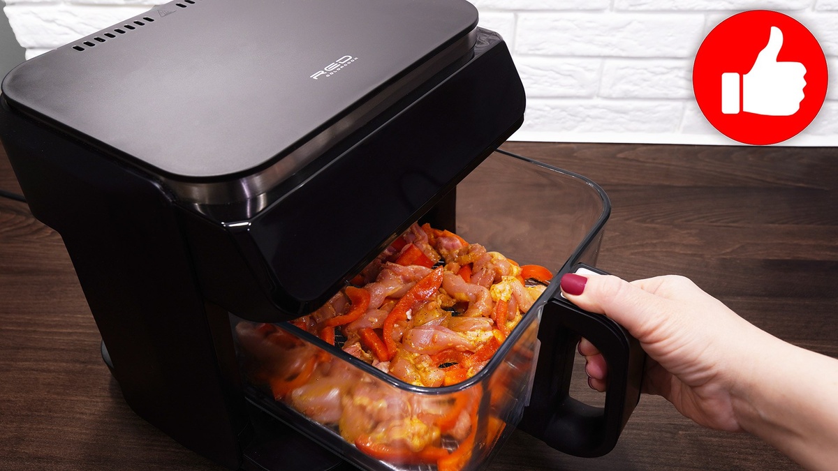 Вкусный обед: свинина с перцем в аэрогриле