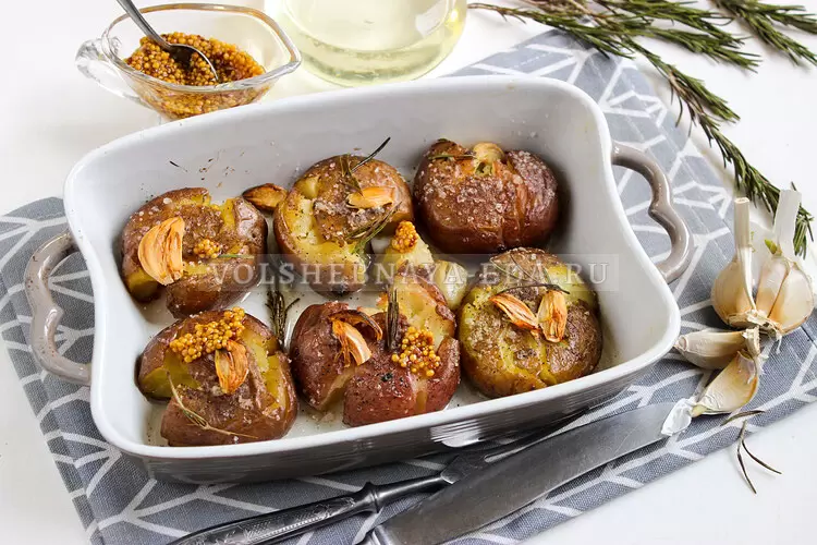 Давленая картошка в духовке