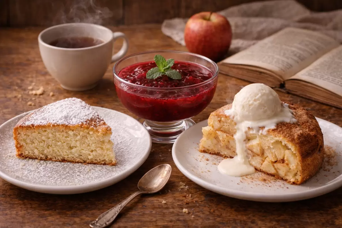 Возрождаем воспоминания: десерты из детства с ягодами и яблоками