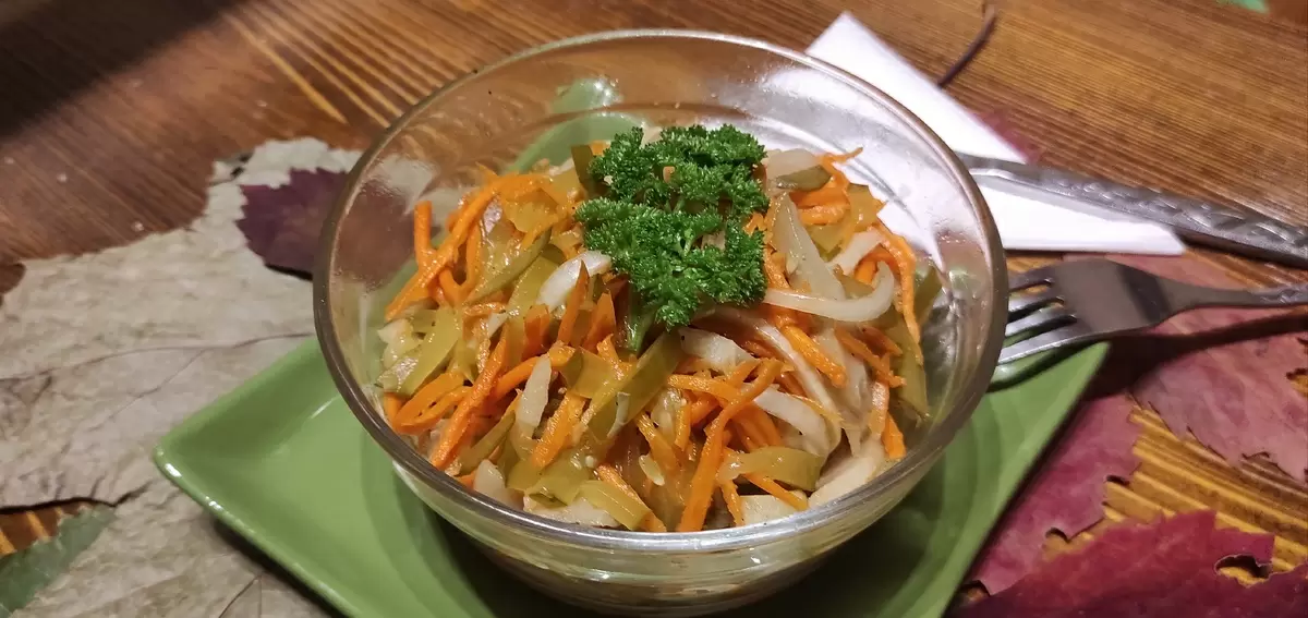 Невероятный грибной салат по-корейски: быстро и вкусно