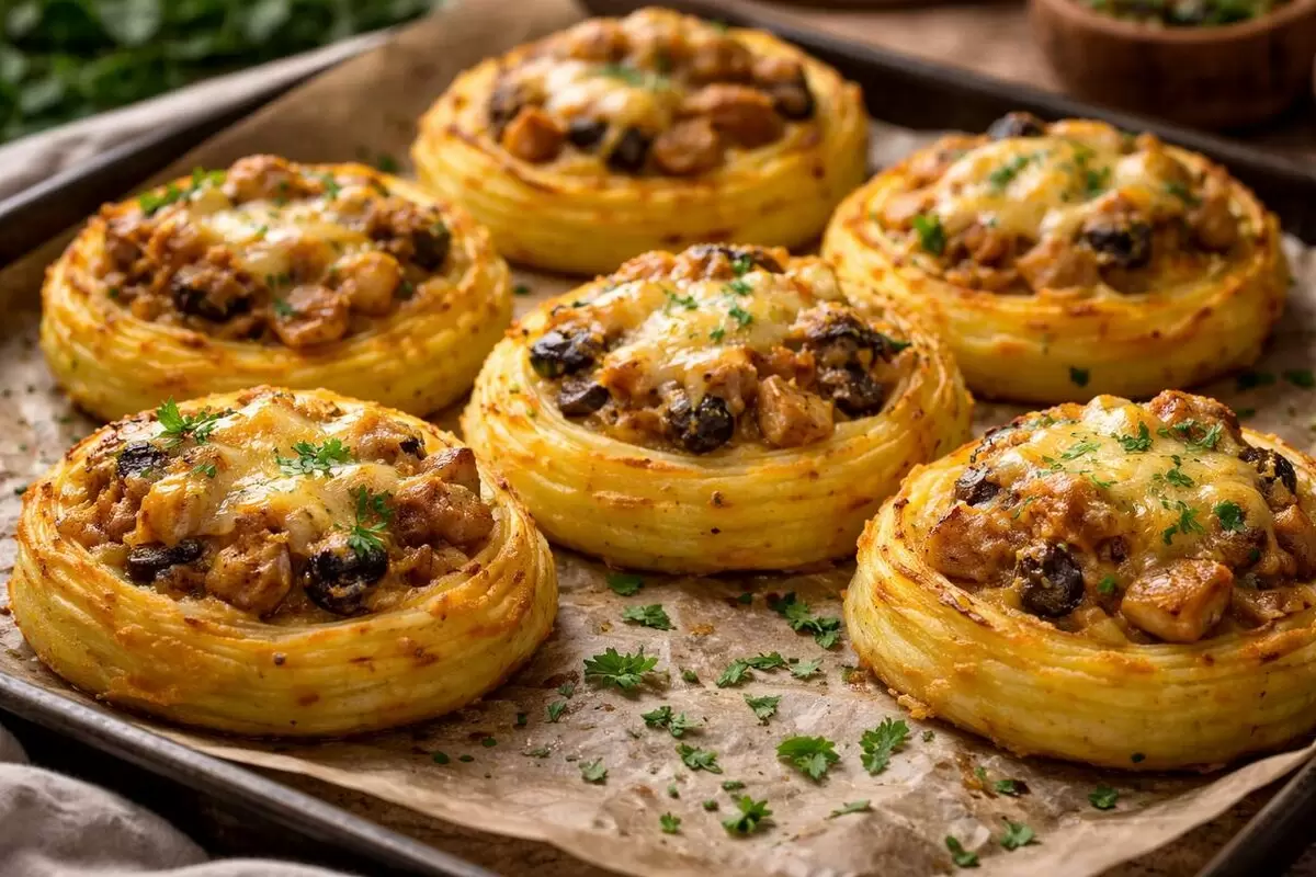 Картофельные гнёзда с начинкой: быстро, вкусно и удобно