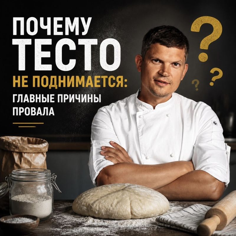 Неудачные попытки: почему тесто не поднимается и как этого избежать